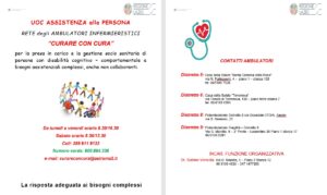 “Curare con Cura” – Rete di Ambulatori Infermieristici per la presa in carico e la gestione sociosanitaria delle Persone con disabilità cognitiva comportamentale – anche non collaboranti e non verbali. ASL Roma2 – Roma