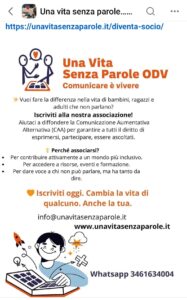 una vita senza parole