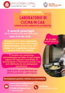 ROMA – LABORATORIO IN CUCINA IN CAA